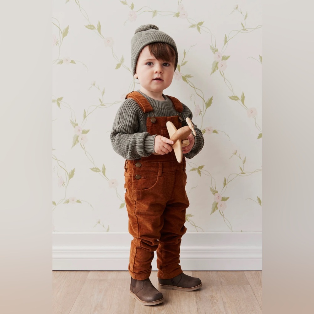 Jordie Cord Overall Cinnamon - Picture 2 of 6